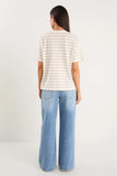 Re: union Stripe Natural Boxy Fit Tee