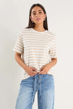 Re: union Stripe Natural Boxy Fit Tee