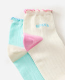 Ripcurl Mixed Socks 2Pack Girls