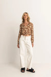 Rhythm Nova Paisley Long Sleeve Top
