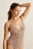 Rhythm London Check Underwire One Piece