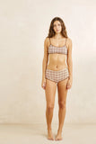 Rhythm London Check Crop Top