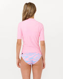 Ripcurl Girls Classic Short Sleeve Rash Vest
