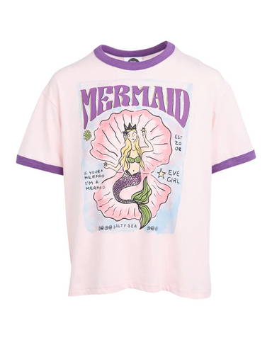 Eve Girl Mermaid Ringer Tee