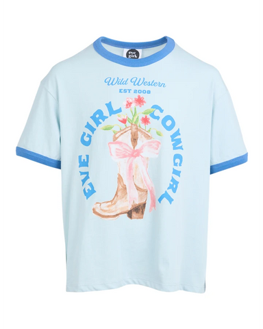 Eve Girl Rodeo Ringer Tee