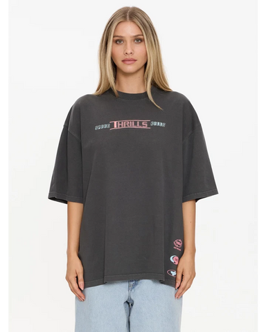 Thrills Speed Kills Oversized Tee