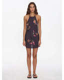 Thrills Natural Spirit Bias Halter Mini Dress