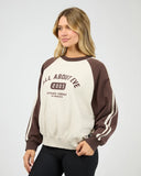 All About Eve Contrast Club Raglan Crew