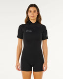 Ripcurl Womens Trad 2/2 Fl Back Zip Springsuit