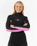 Ripcurl Womens Dawn Patrol Chest Zip Steamer
