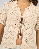 Silent Theory Nina Crochet Top