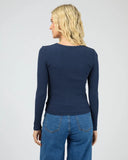 All About Eve Rib Baby Long Sleeve Tee