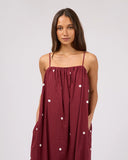 Silent Theory Bordeaux Maxi Dress