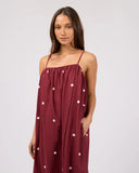 Silent Theory Bordeaux Maxi Dress