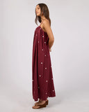 Silent Theory Bordeaux Maxi Dress