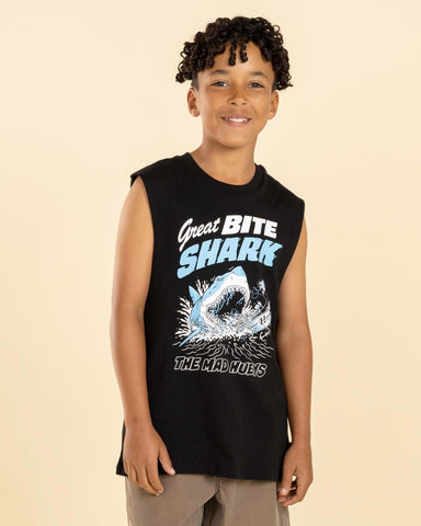 Mad Hueys Youth Great Bite Shark Muscle
