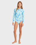 Billabong Happy Hibiscus LS Bodysuit