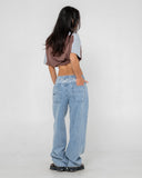 Rusty Gangsta Baggy Low Rise Jean