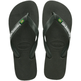 Havaiana Brazil Logo Olive Green