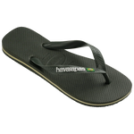 Havaiana Brazil Logo Olive Green