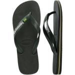 Havaiana Brazil Logo Olive Green