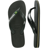 Havaiana Brazil Logo Olive Green