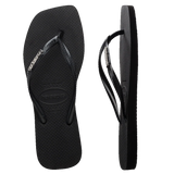 Havaiana Slim Square Logo Metallic Logo