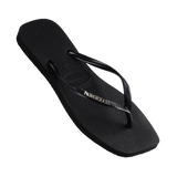 Havaiana Slim Square Logo Metallic Logo