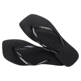 Havaiana Slim Square Logo Metallic Logo