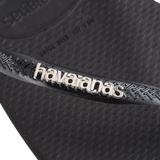 Havaiana Slim Square Logo Metallic Logo