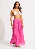 Seafolly Crinkle Wrap Maxi Skirt