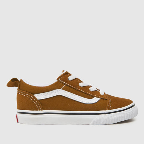 Vans Old Skool Elastic Lace Shoes-Toddler