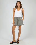 Silent Theory Stripe Tie Waist Short