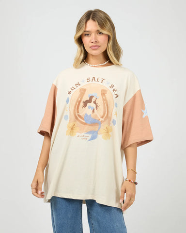 All About Eve Sun Salt Sea Oversized Tee