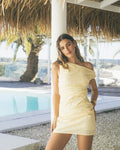 All About Eve Alessa Linen Asym Dress