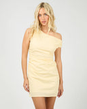 All About Eve Alessa Linen Asym Dress