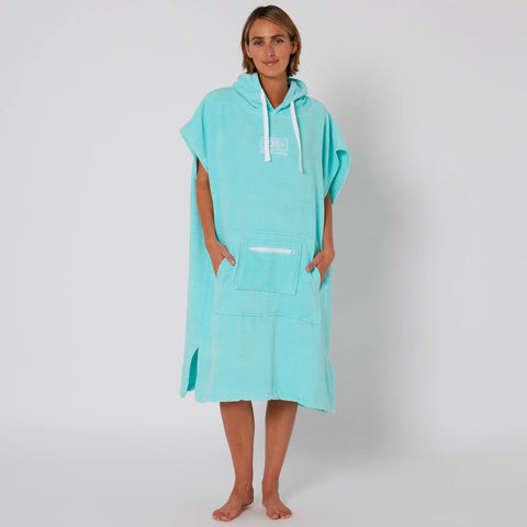Ocean and Earth Ladies Honey Hooded Poncho