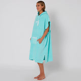 Ocean and Earth Ladies Honey Hooded Poncho