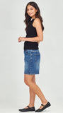 Junkfood Bronte Mid Blue Shorts