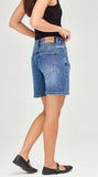 Junkfood Bronte Mid Blue Shorts