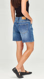 Junkfood Bronte Mid Blue Shorts