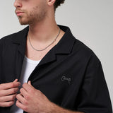 Crate Script Cuban Collar Shirt