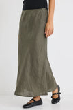 Re Union Linen Midi Skirt