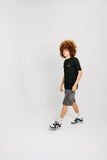 Crate Scripted T-Shirt-Black/Chia