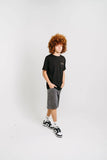 Crate Scripted T-Shirt-Black/Chia