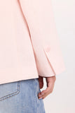 Among the Brave Diploma Soft Pink Linen Two Button Vent Sleeve Blazer