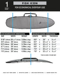 Creatures of Leisure Fish Icon Lite Board Cover