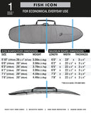 Creatures of Leisure Fish Icon Lite Board Cover