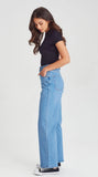 Junkfood Fergie Wide Leg Light Blue Jean