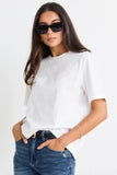 Stories Be Told Street Ivory Crew Neck Short Sleeved Boxy Tee